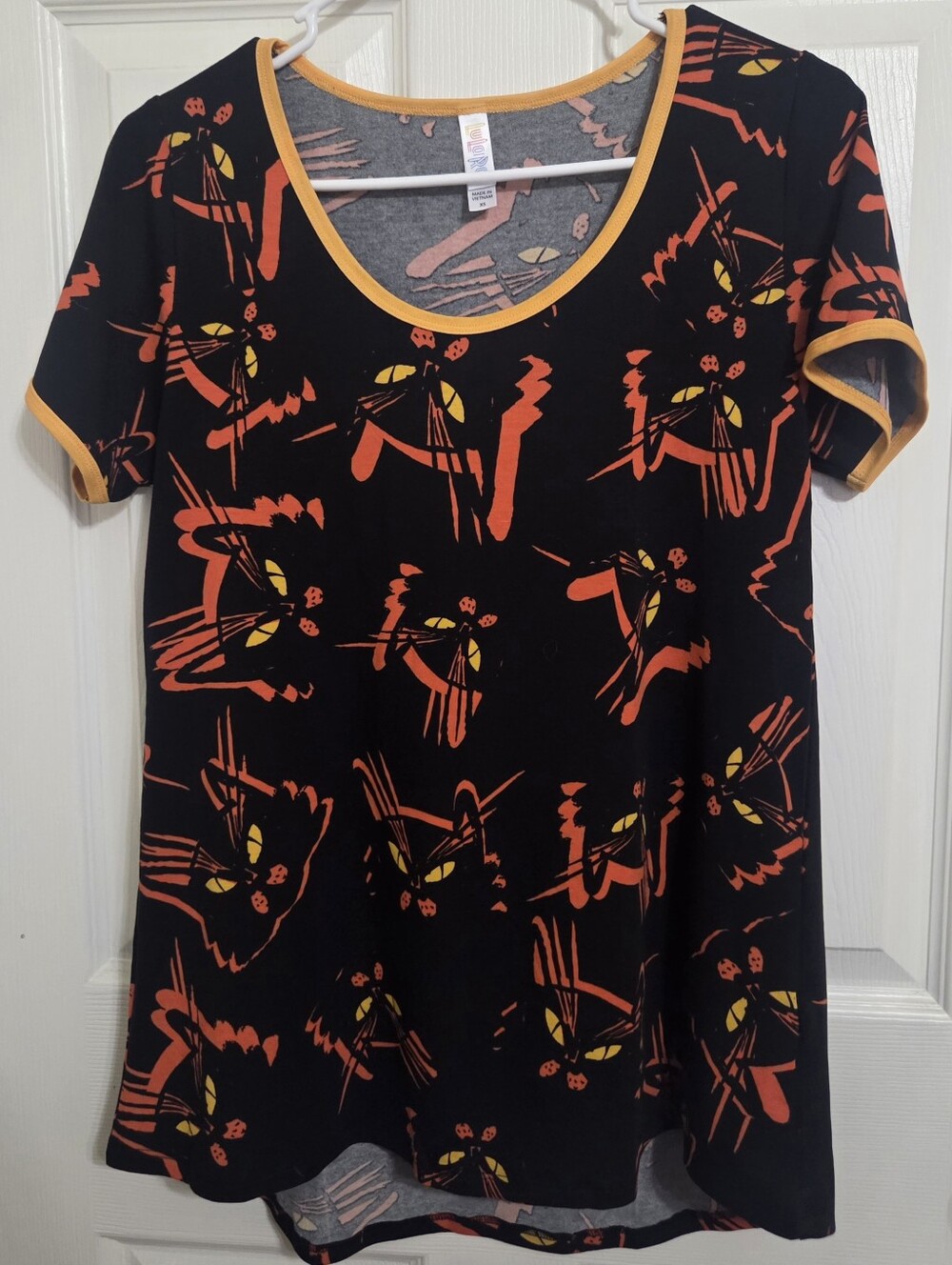 Womens Black Cat Shirt